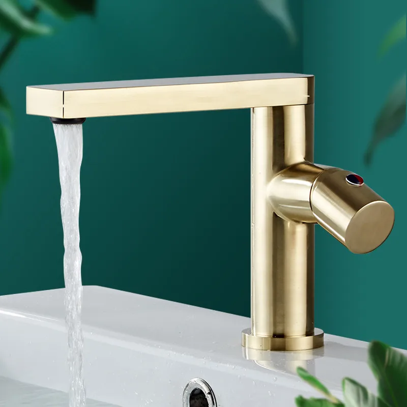 Антикварные латунные смесители для раковины ванной комнаты Смеситель горячей и