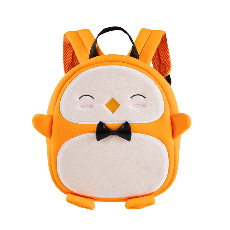 Рюкзак для девочек водонепроницаемый с милым 3D рисунком пингвина|Школьные ранцы|