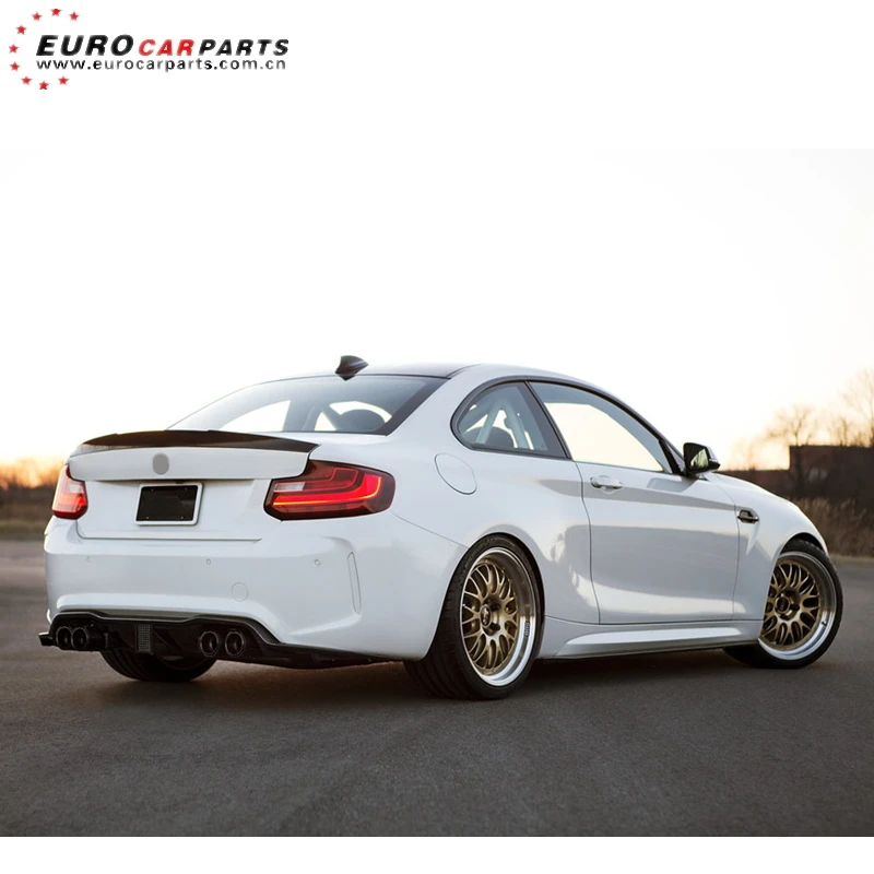 F87 M2 диффузор подходит для 2015-2018year K-style задний из углеродного волокна с тормозными