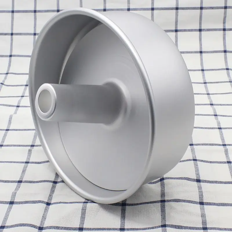 Круглая шифоновая форма для торта 6 дюймов 8 из алюминиевого сплава съемное дно