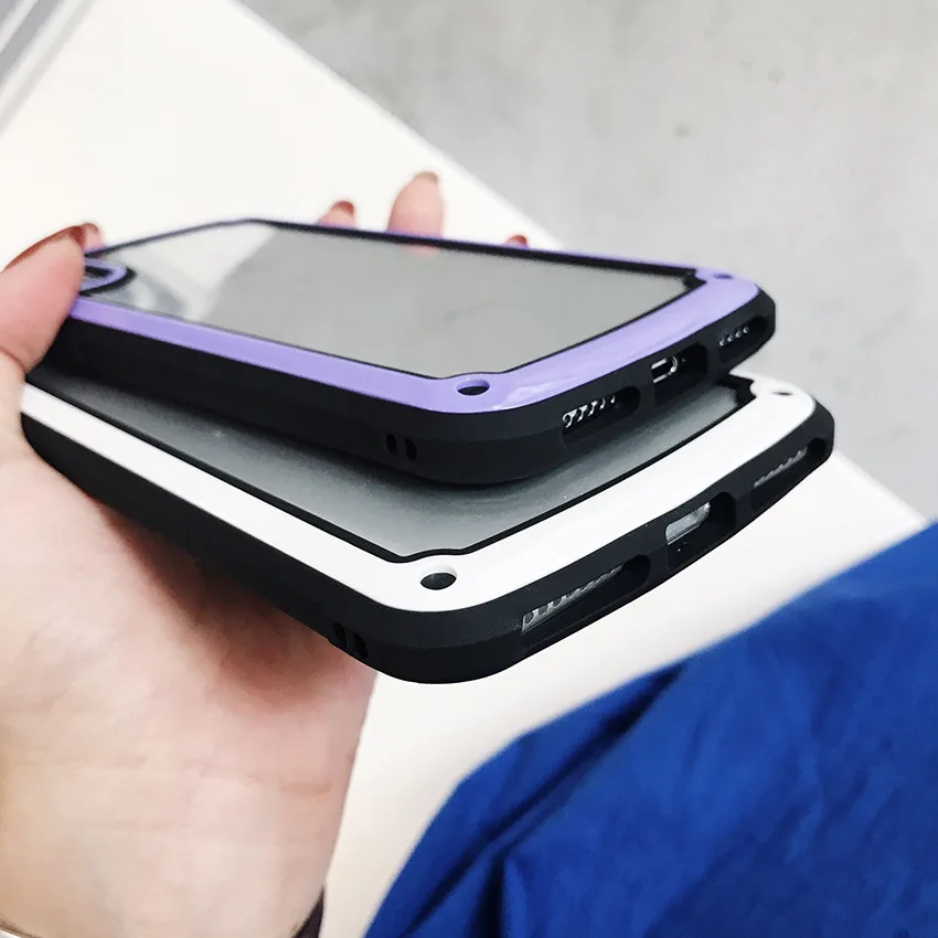 

Shockproof Protective Cover for Iphone 11/12 Pro Promax X/Xs/Xmax Concise Transparent Case for Iphone 6/7/8 Plus Phone Cases