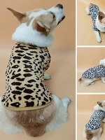 new products for autumn and winter are online pet cats and dogs leopard print thick sweater sweater gray xs xxl code