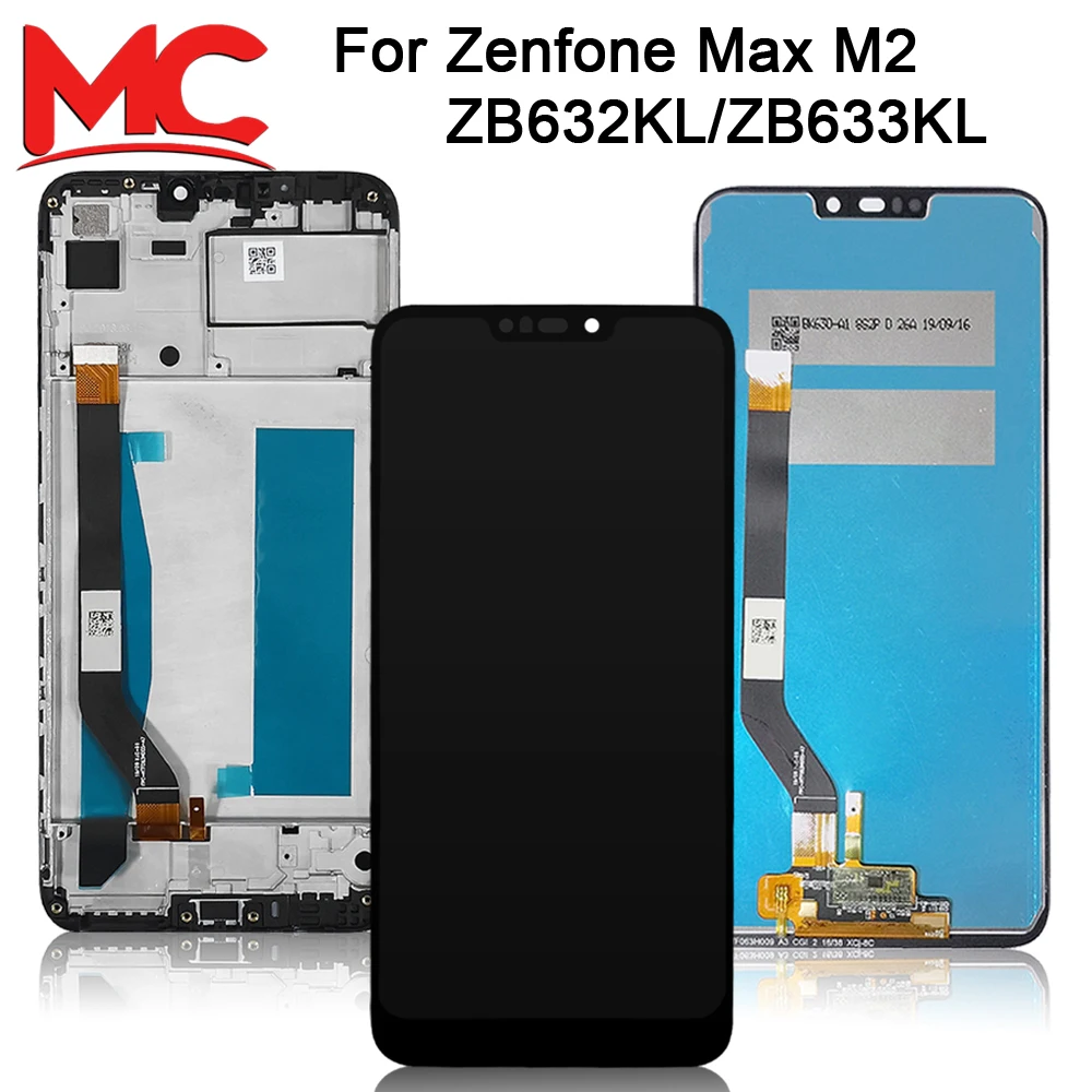 Оригинальный ЖК-экран для Asus Zenfone Max M2 ZB633KL ZB632KL X01AD с сенсорной панелью и