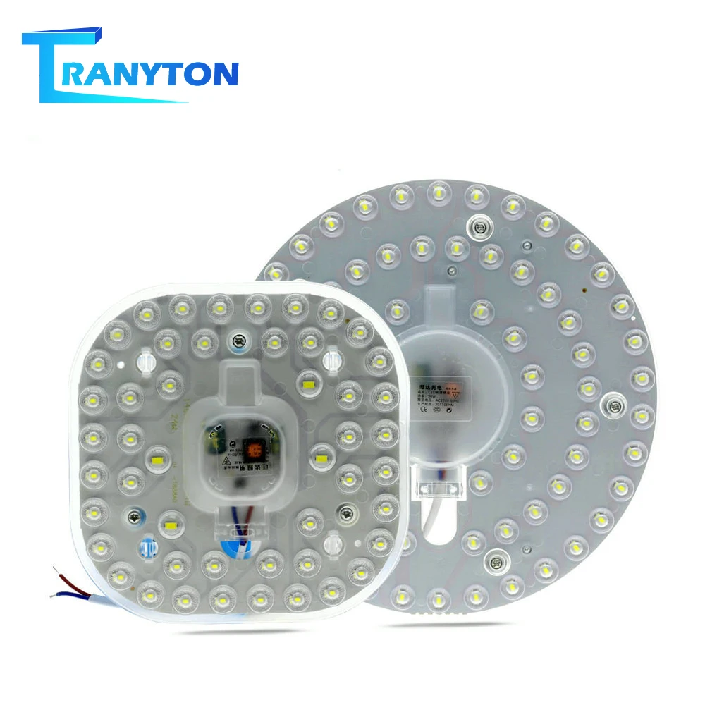 Светодиодный светильник с панелью AC220V 12 Вт 18 24 36 2835 SMD высокой яркости