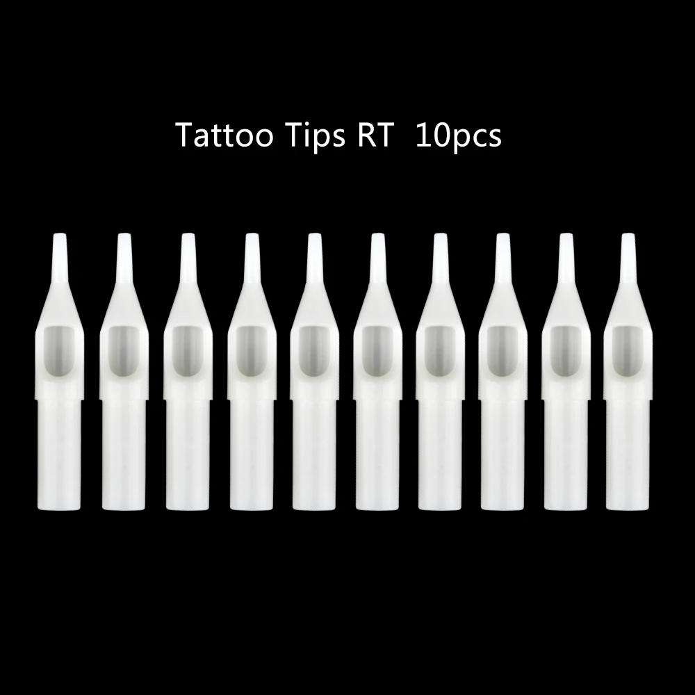 Набор белых одноразовых игл для тату 3RL 5RL 7RL 9RL 11RL 10 шт. + 3/5/7/9/11RT татуировки насадки