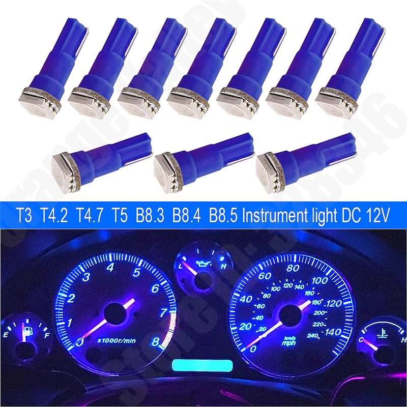 50 шт. большая акция супер ярсветодиодный светодиодные лампы T5 74 1 SMD 5050