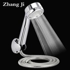 Zhangji набор с насадкой для душа, водосберегающий фильтр для ванной комнаты, шланг для душа из нержавеющей стали и держатель для душа