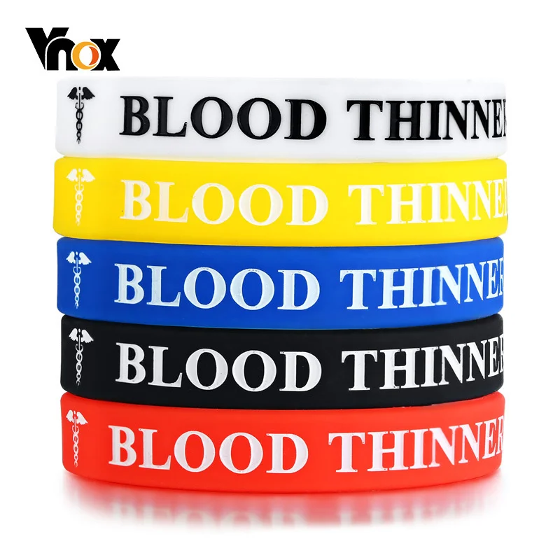 Vnox 5 шт./компл. &quotкровоизлияние&quot силиконовые браслеты многоцветные медицинские