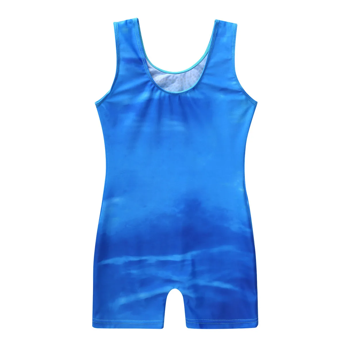 Балетный купальник для девочек детские шорты блестящий Сияющий стразы без