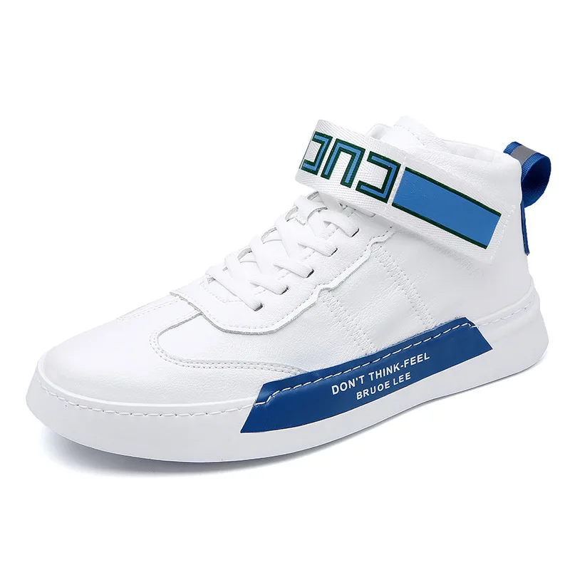 Осенние мужские ботинки маленькие белые туфли Мужская водонепроницаемая обувь