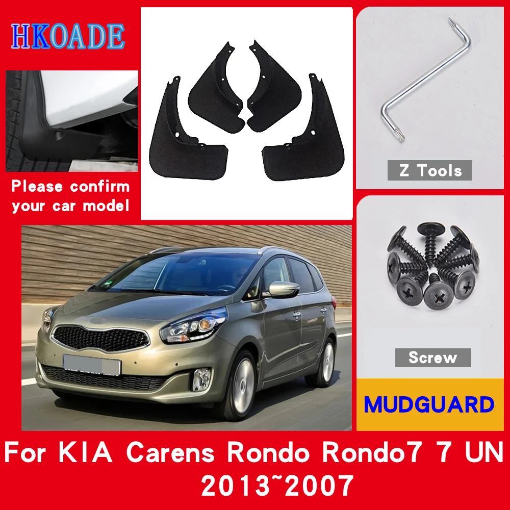 

Car Fender Mud Flaps For KIA Carens Rondo Rondo7 7 UN 2013~2007 Mudguards Splash Guards Fender Mudflaps Car Fender Accessories