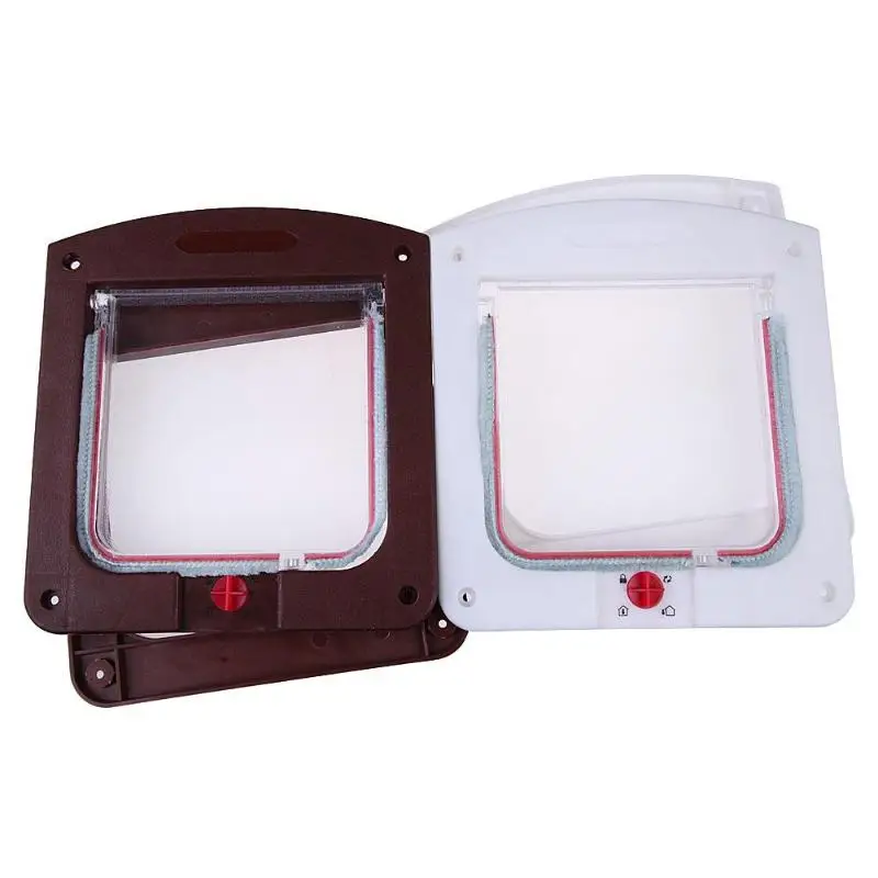 Запираемая для кошек клапаном двери домашних питомцев котенка собаки подходит