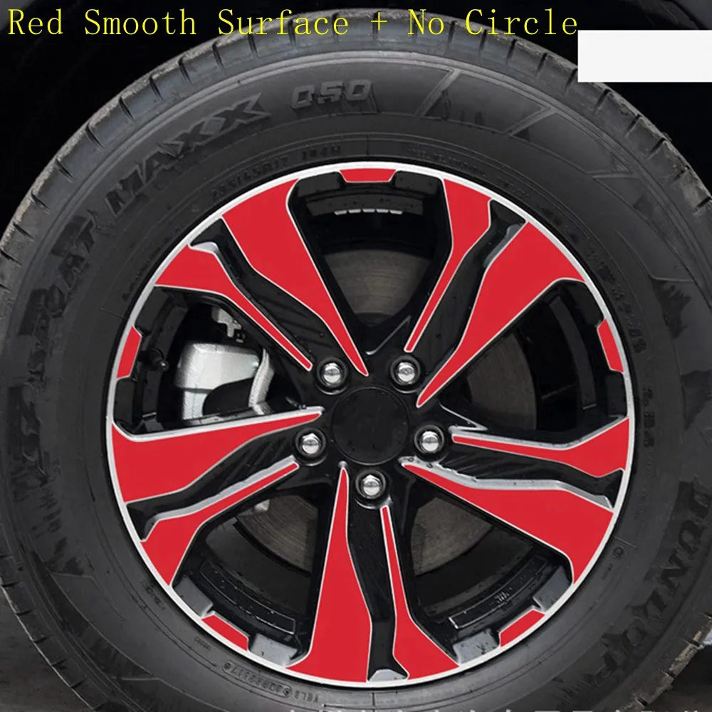 RD Carbon No Circle Авто колеса наклейки втулки наклейки для Honda CR-V автомобиль-Стайлинг автомобильные шины обода украшения аксессуары для Honda CRV - Название цвета: RD Carbon No Circle