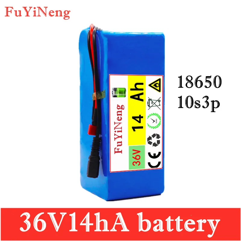 

36V 10S4P 14Ah 500W high power capacity 42V 18650 lithium battery pack 14Ah electric bicycle bicycle scooter BMS