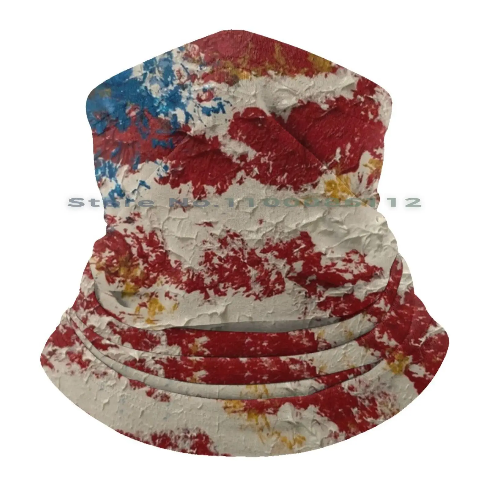 Red , White , And Blue! Bucket Hat Sun Cap Courtmrowe Cmrowe Designs Courtney Rowe Usa American Flag Face Masks Brimless images - 6