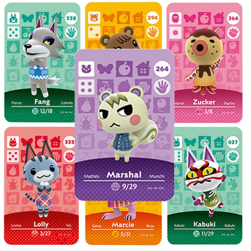 Английская версия Amiibo Card NS серия 3 (275 300) игра с животными скрещенная карта