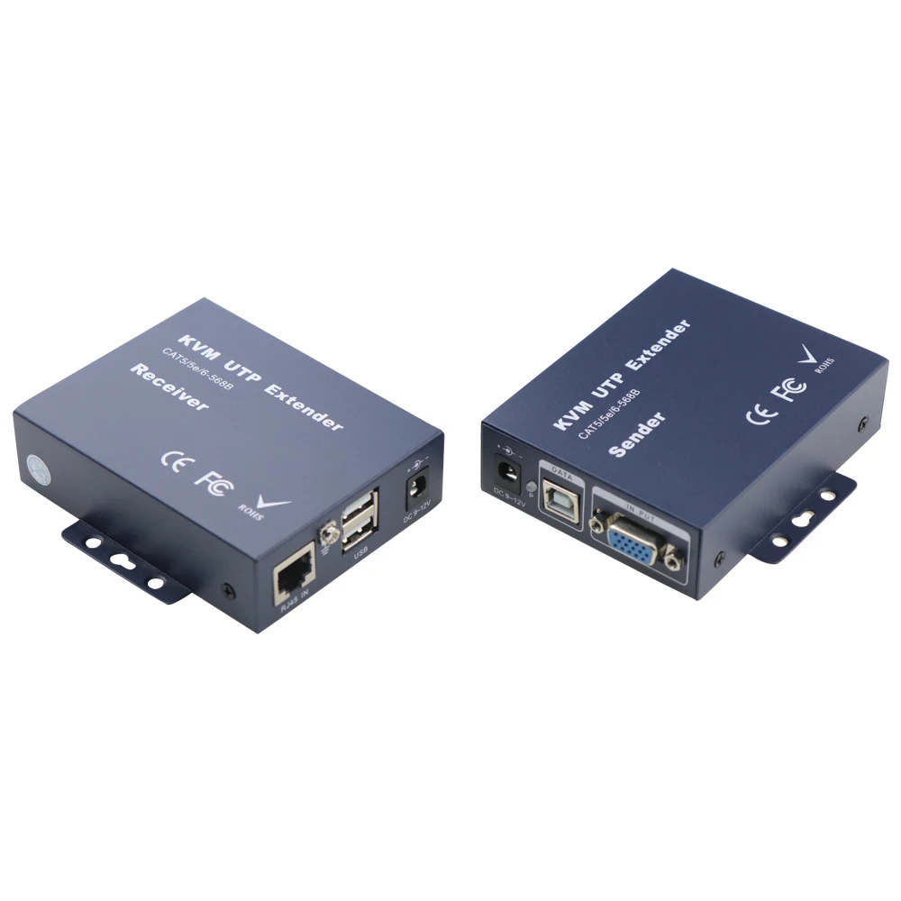 300 м VGA KVM удлинитель по CAT5e/6 UTP/FTP кабель до 1000Ft поддержка 1920x1200 @ 60 Гц для HDTV PS3 PS4 |