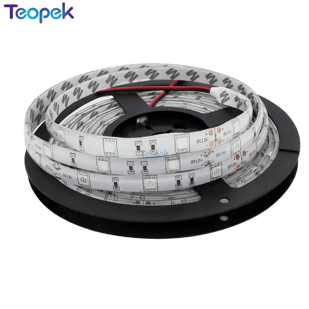 5 м 5050 SMD 30 светодиодный/м светодиодный IP65 Водонепроницаемый, 12 В гибкий 150 светодиодный лента, белый/теплый белый/синий/красный/RGB цвет
