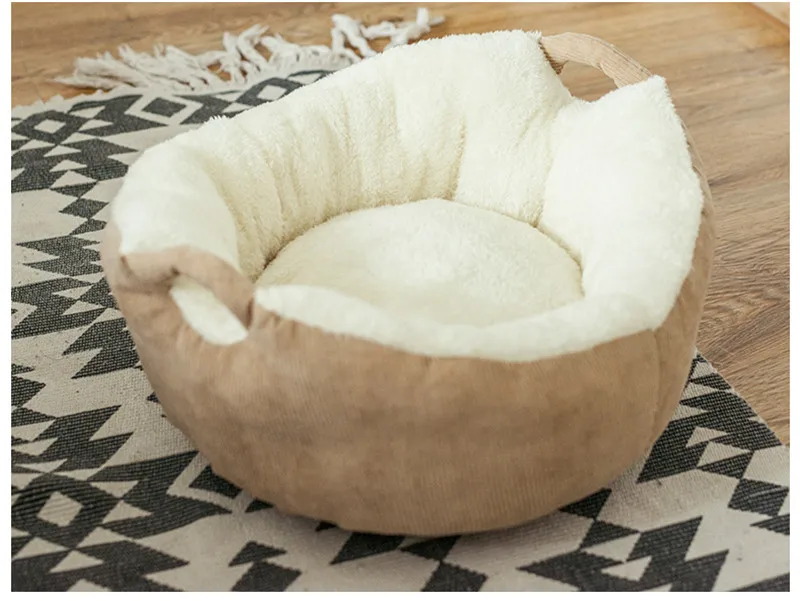 Pet Lounger мягкий котенок гнездо теплая кровать для кошки спальный коврик для домашних животных Конура для маленьких средних собак боди для чихуахуа подушка для щенка