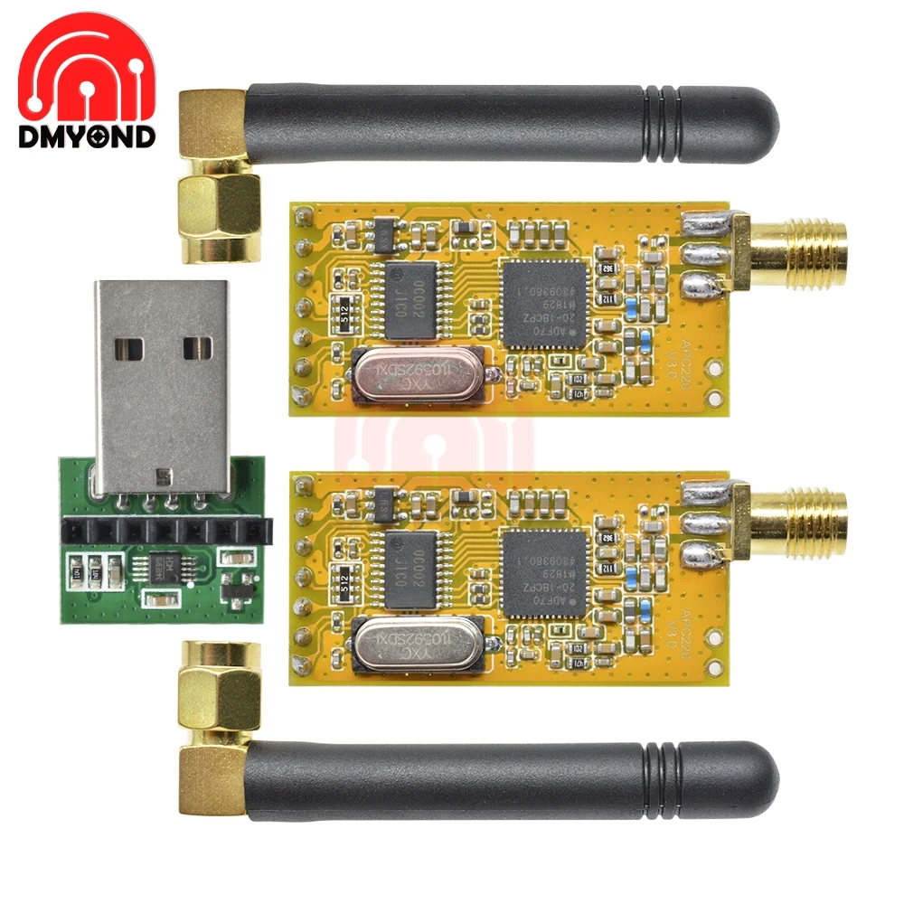 Беспроводной радиочастотный модуль APC220 для последовательной передачи данных с