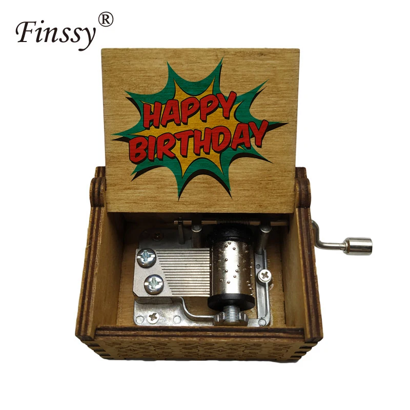 Музыкальная шкатулка с днем рождения Qute стильная музыкальная для маленьких