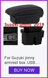 Для Suzuki jimny подлокотник коробка зарядка через usb увеличивает двухслойный центральный магазин содержание держатель стакана, пепельница аксессуары
