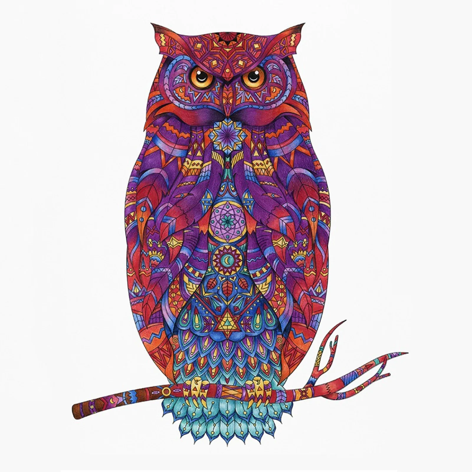 

3d Owl Color Houten Puzzels Voor Volwassenen Creative Wooden Unique Shape Jigsaw Adult Children Puzzle Holiday Gift Pattern