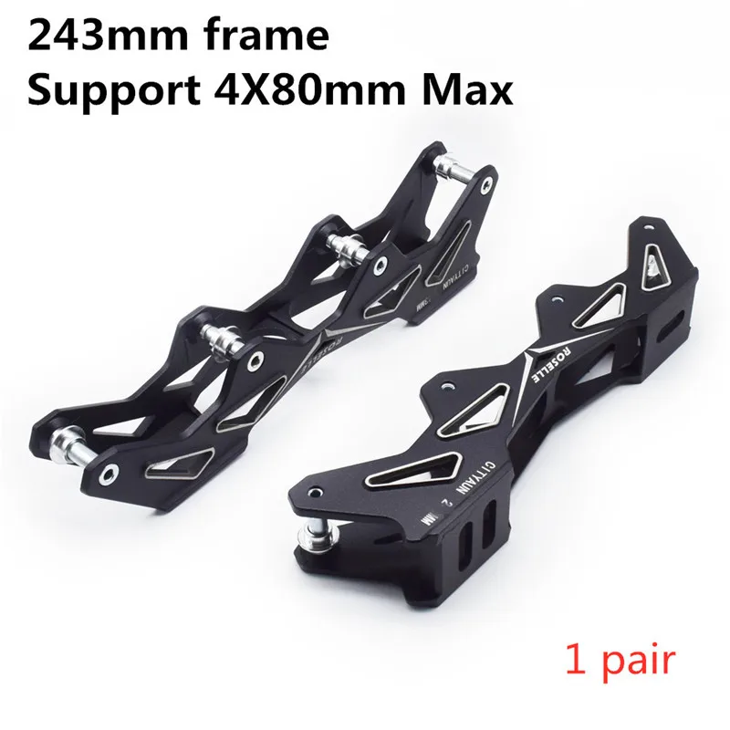 Wholesale Inline Skates Base Skating Frame for SEBA 4 Wheels Roller Patines 4X76mm 4X80mm 150mm 165mm 180mm Mount 231mm 243mm |