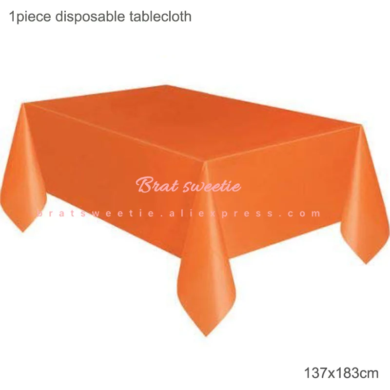 orange tablecloth Хэллоуин украшение ужасный страшный призрак шары легкая прозрачная ткань в паутинку бар Счастливый Хэллоуин сцена набор для вечеринки - Цвет: orange tablecloth