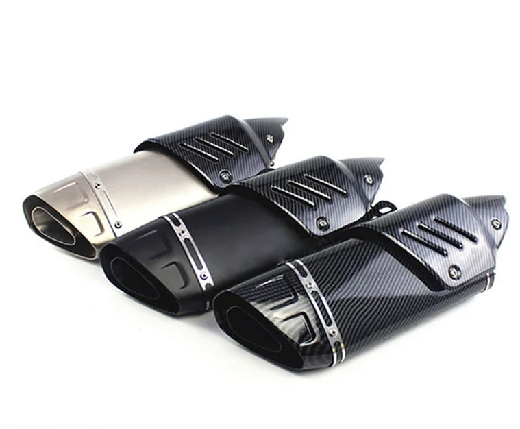 

38-51mm Universal Motorcycle Exhaust Escape Moto Muffler Motocross Pipe Cover AK Sticker For YZF Bike CBR1000 Z800 R6