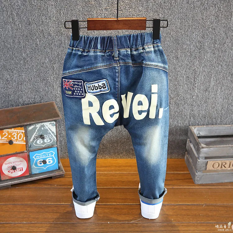 2-7 Yrs Children trousers baby boy &amp girls spring autumn fashion brand high quality Denim jeans pants kids clothing | Детская одежда