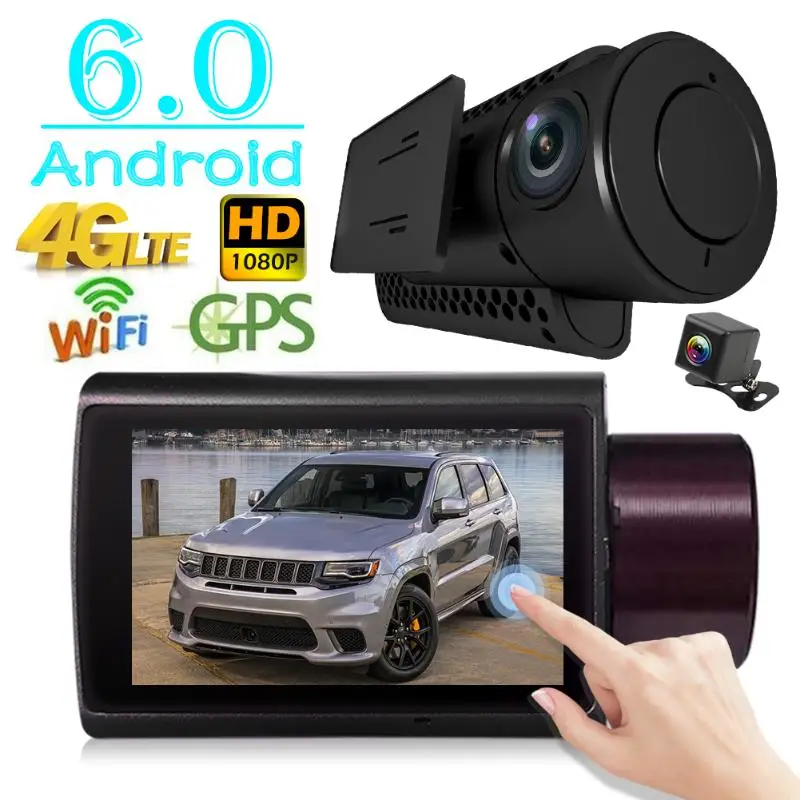 Android 6 0 Dashcam 4G WiFi мобильное приложение gps регистратор приборная панель камера