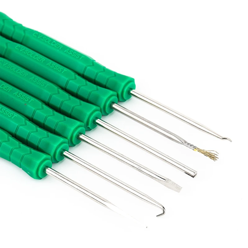 

6Pcs Desoldering Aid Tool Circuit Board Soldering Welding Auxiliary Tools PCB Cleaning Kit Repair Tools