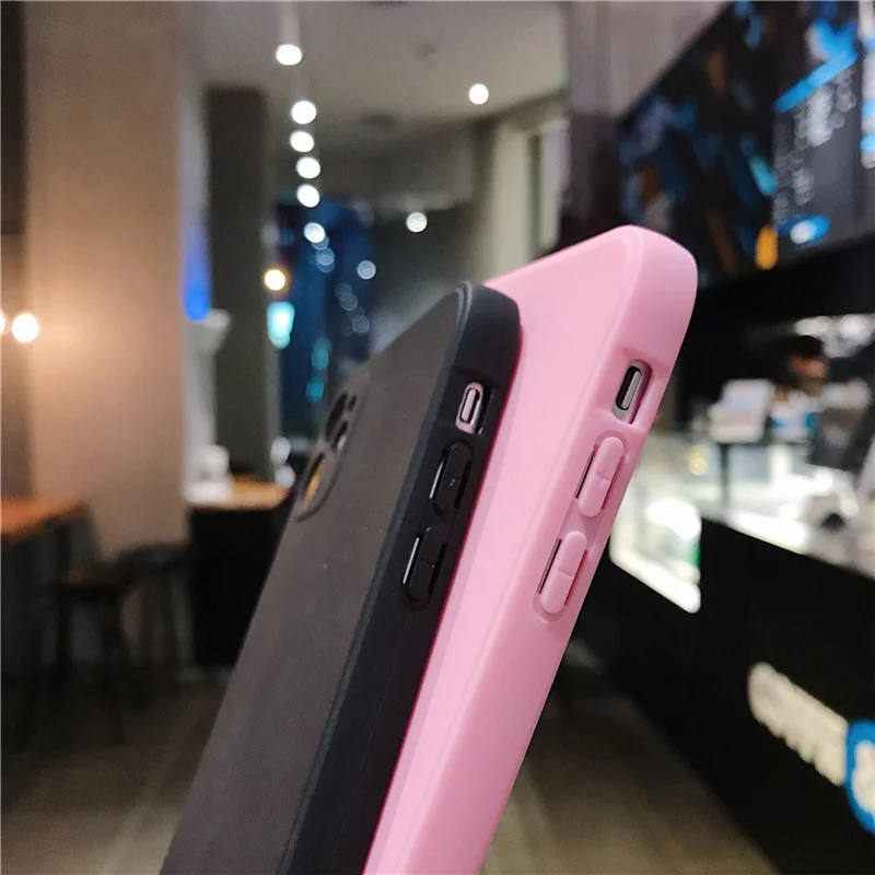 

Solid Candy Color Phone Case For iPhone 7 8 Plus 12 Pro Max 12 Mini Simple TPU Shockproof Case For iPhone 11 Pro Max X XR Xs Max