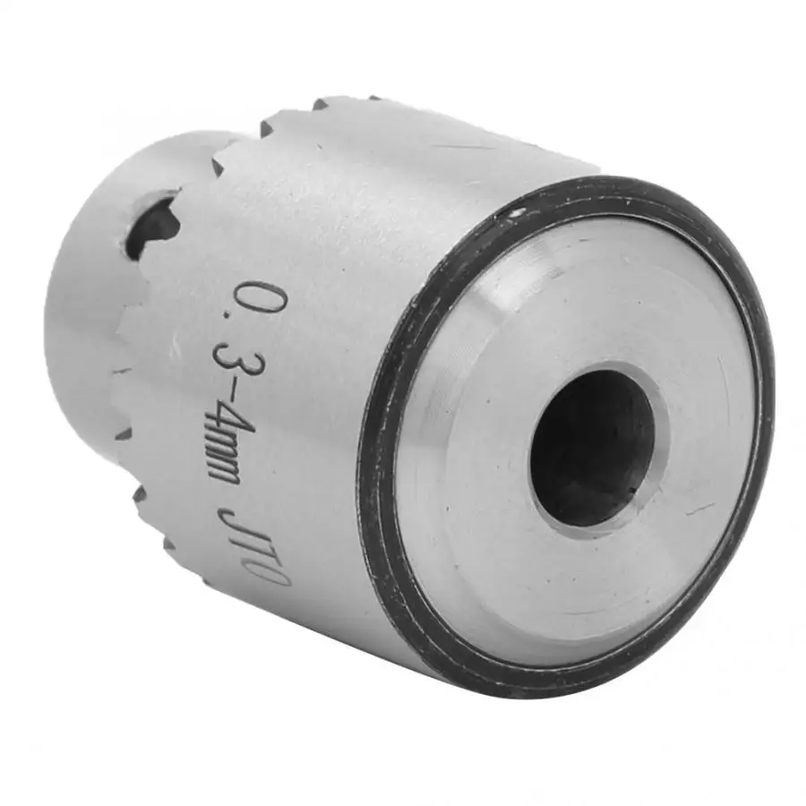 Мини сверлильный патрон JT0 0 3 4 мм с ключом установленный на конус патроном для