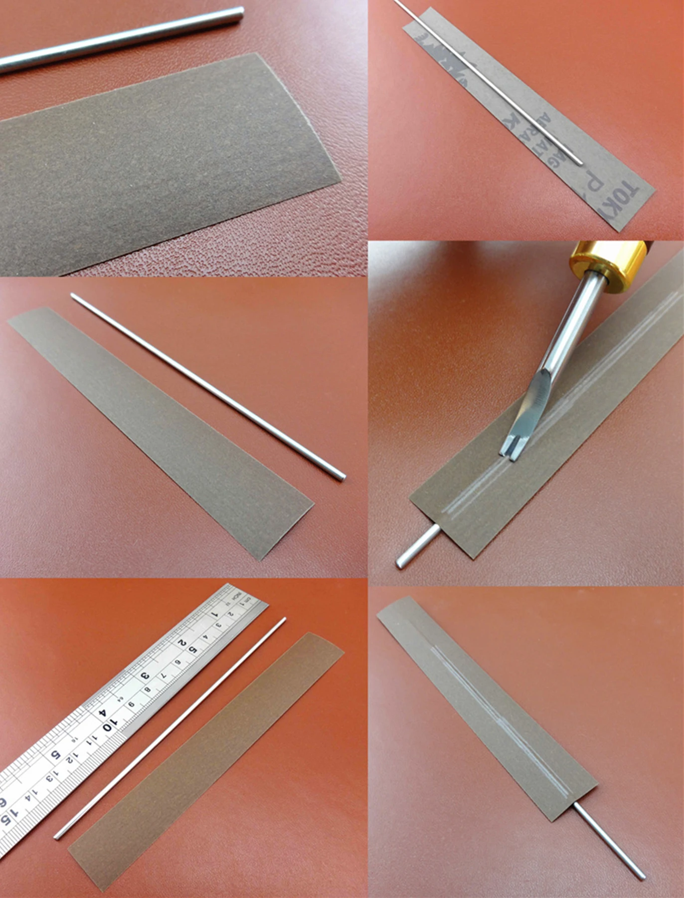 5 шт. кожевенное ремесло из нержавеющей стали режущее устройство инструмент для