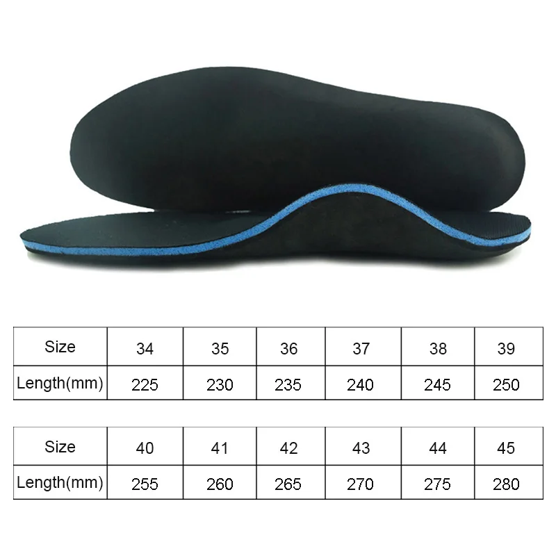 

FOOTOUR Orthopedic Insoles Flat Feet Arch Support Orthotic Inserts Fascitis Plantar Feet Pain Pronation Insole for Men and Women