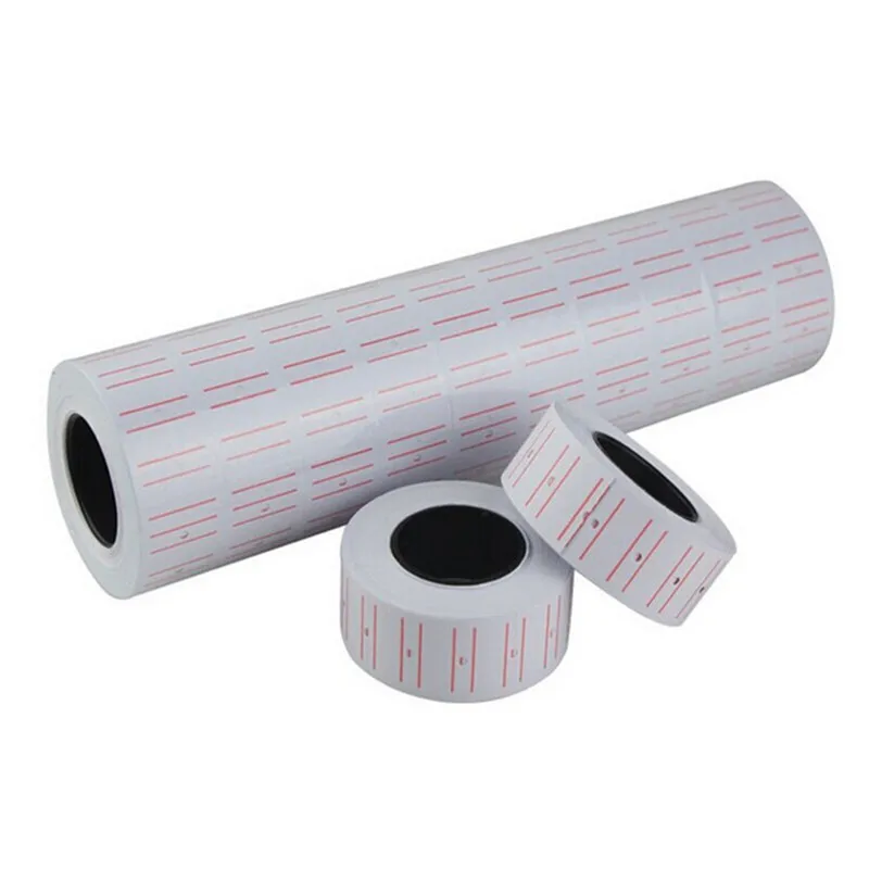 10х клейких этикеток бумажная этикетка ценник наклейка один ряд по цене ружье 21 мм