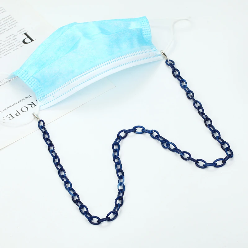 

Punk Acrylic Face Mask Chain Women Men Glasses Chain Neck Holder Non-slip Sunglasses Lanyard Straps Fashion Eyewear Accessories