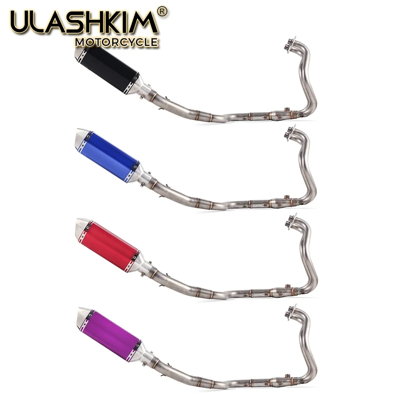 

Мотоцикл Полная выхлопная система без шнуровки для kawasaki Ninja 250 250R 300 Ninja250 ninja300 средняя труба с DB-KILLER