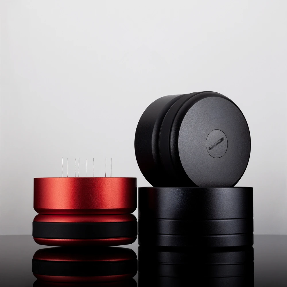 

Hot Selling Needle 58mm Stainless Steel Coffee Tamper Distributor Leveler Needle Type DistributorTool Fits for 58mm Portafiters