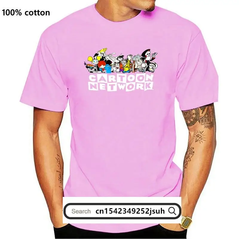 

New Summer Cartoon Netwrk Men XL T-Shirt Licensed TV Dexter Laboratory Johnny Bravo Funny T Shirts Trump LBGT Discount