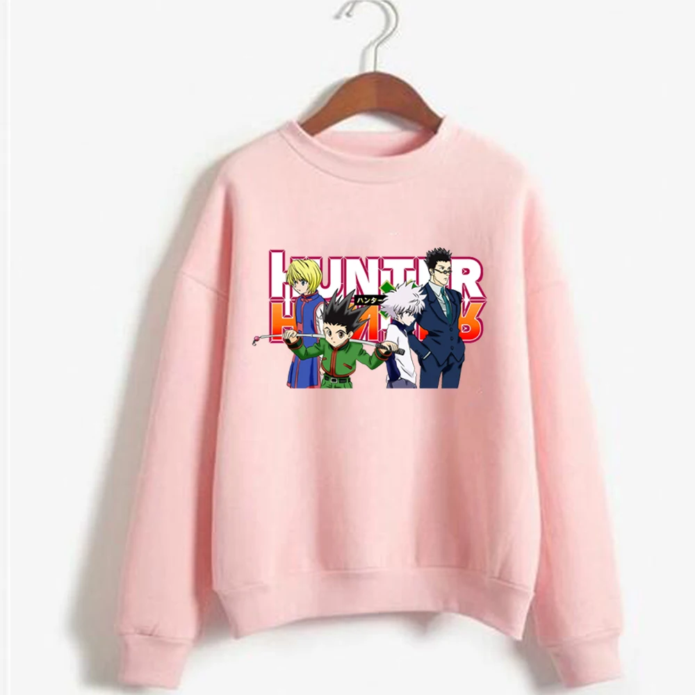 

Japanese Hunter X Hunter killua and gon Printed Hoodies Hooded Sweatshirts Cozy Tops Pullovers