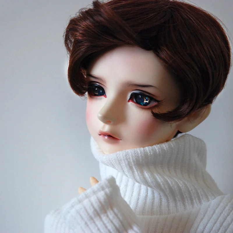Волосы Allaosify Bjd 1/3 1/4 BJD кукла высокотемпературный парик для девочек и мальчиков