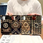 Роскошный квадратный модный брендовый чехол-подставка для телефона iPhone 13 11 12 Pro XS Max 13promax XR X 10 7 8 Plus чехол с кольцом-держателем