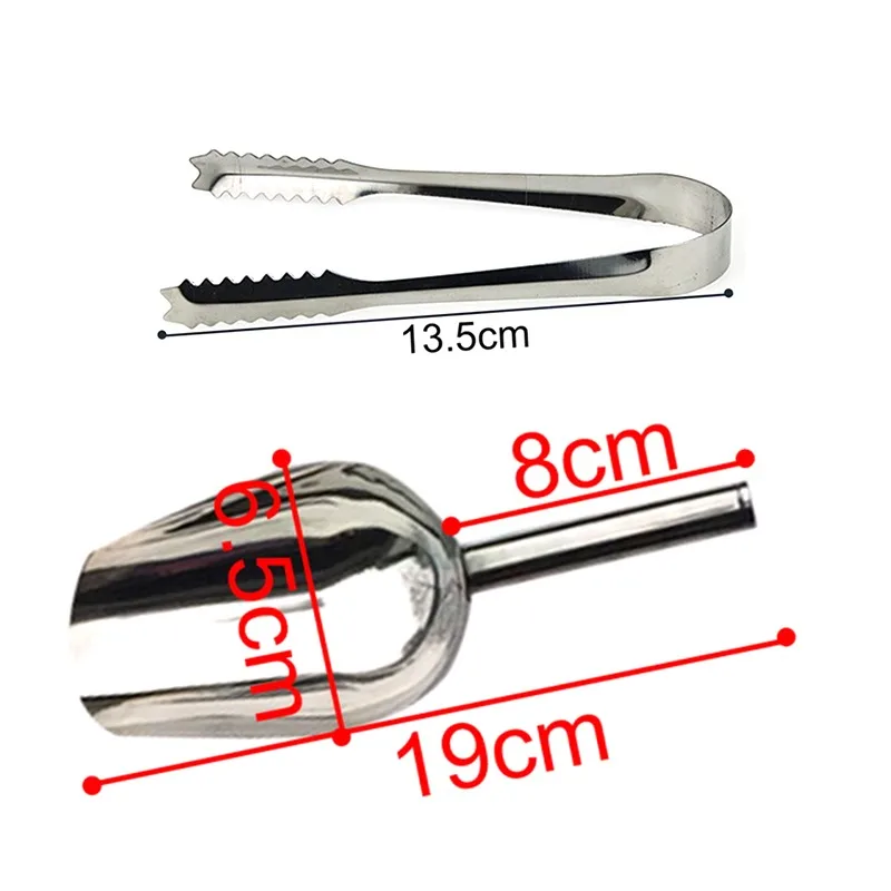 

5/10Pcs/Set Stainless Steel Kitchen Tongs Candy Bar BBQ Grilling Tong Ice Sugar Scoops Candy Salad Tools Home Kitchen Tools New