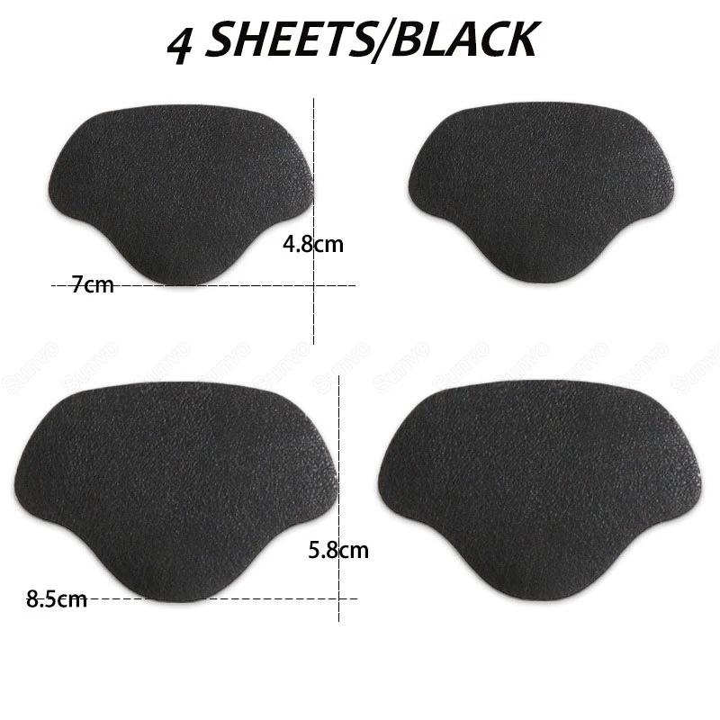 4Pcs/Set Worn Holes Shoe Repair Heel Sticker Accessories for Sneakers Self-adhesive Heel Protector Shoe Inserts Shoe Care Kit