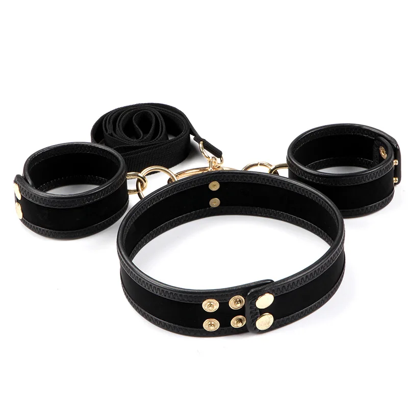 Новинка ошейник для БДСМ с поводком наручники Женский связывания секс шоп фетиш