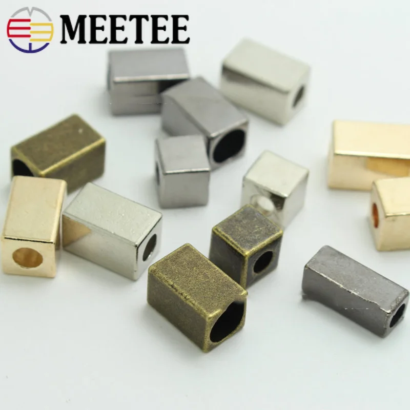Meetee 30 шт. 8 мм/13 мм металлическая пряжка для строп Регулируемая ручная DIY свитер