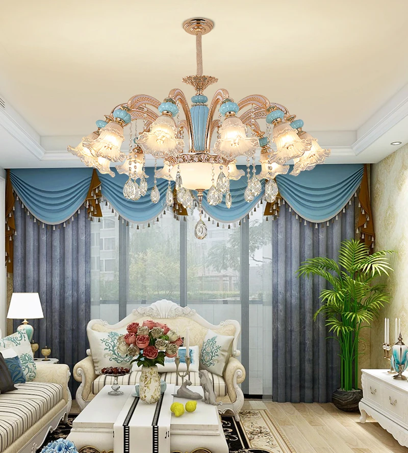 Современные хрустальные люстры для домашнего освещения украшения кристаллов